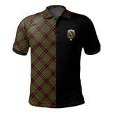 Buchan Modern Tartan Polo Shirt Half of Me - Cross Style